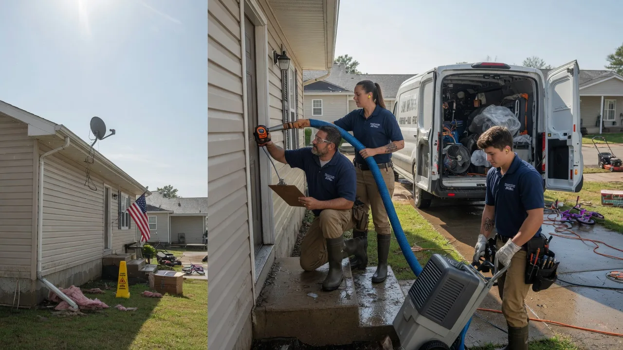 Ceiling Water Damage Restoration in Middletown, VA near me
